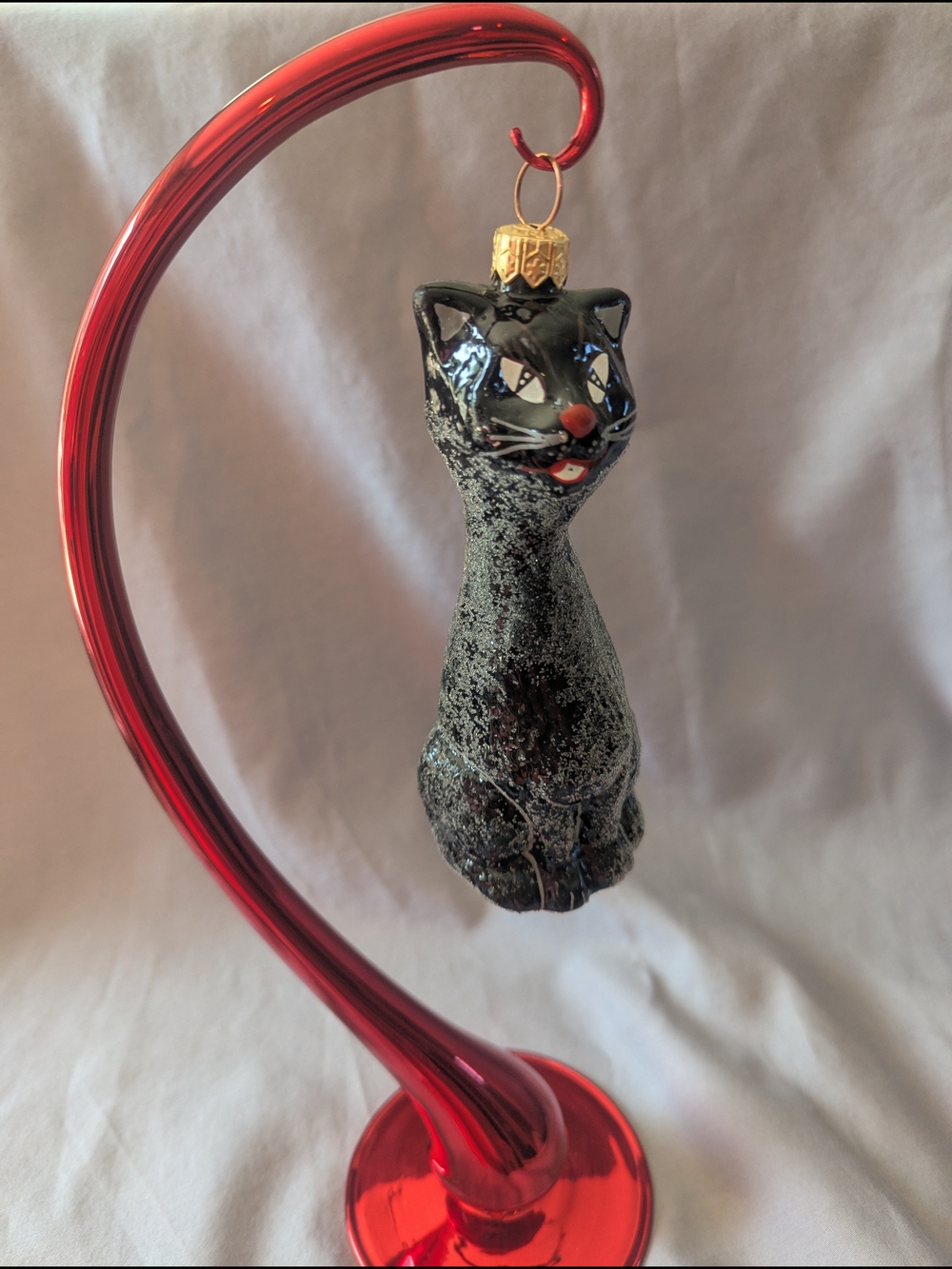 Christopher Radko Sabrina #97-1990-0 Black Cat Ornament Halloween